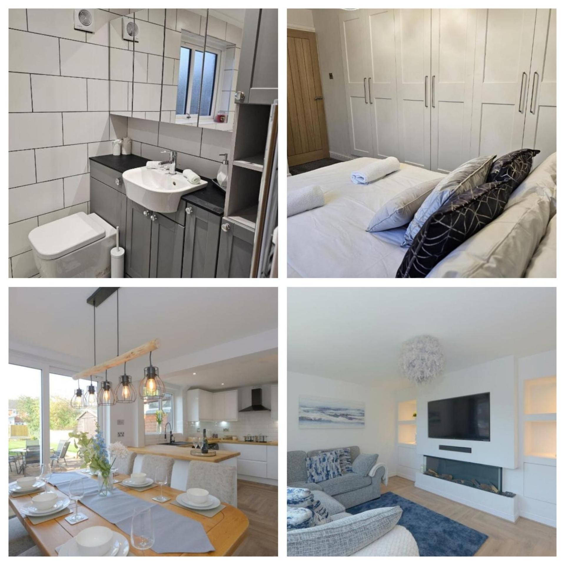 Modern 3 Bedroom Property With Free Driveway Parking By Shire Stays Shrewsbury Exterior foto